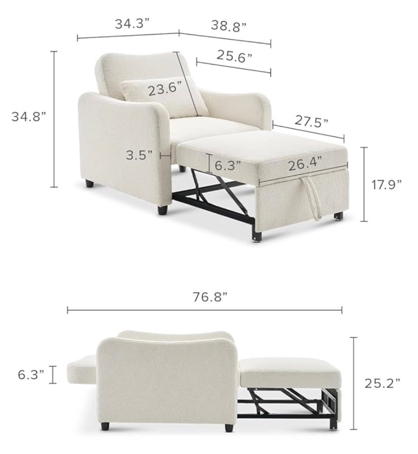 4-in-1 Convertible Comfort Chair