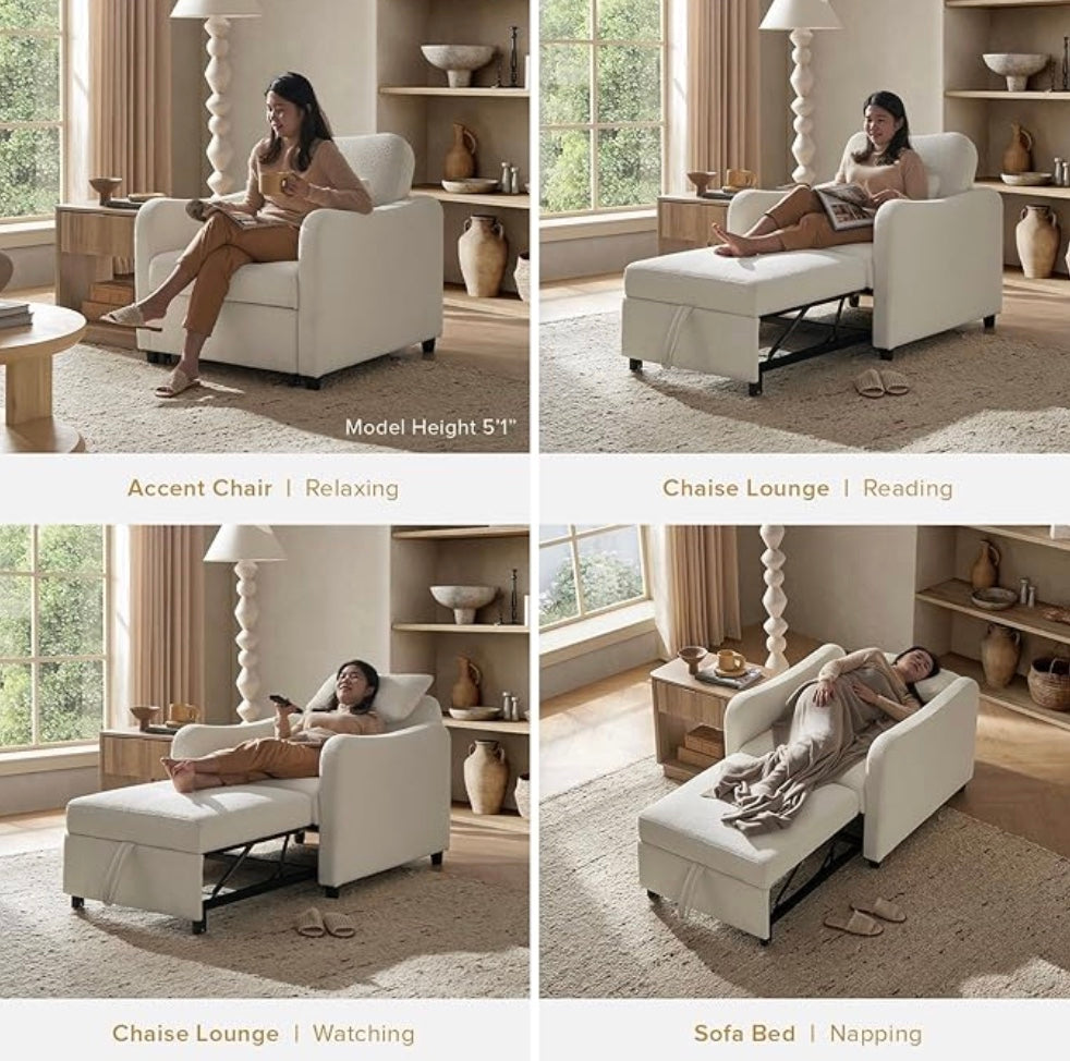 4-in-1 Convertible Comfort Chair