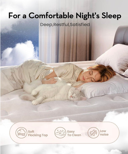 Luxury Inflatable Air Mattress with Built-in Pump