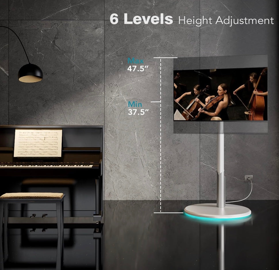 Portable Smart Screen with Rotating Stand