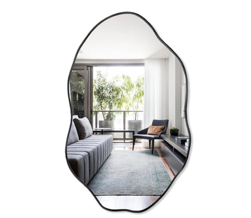 Organic Wall Mirror – 70 × 50 cm